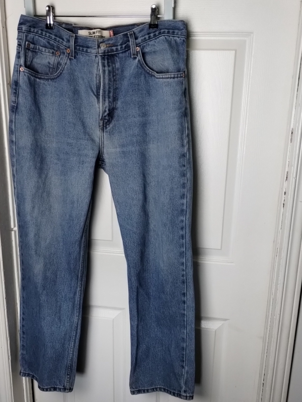 Slim Fit Men's Blue Denim Jeans 38/30